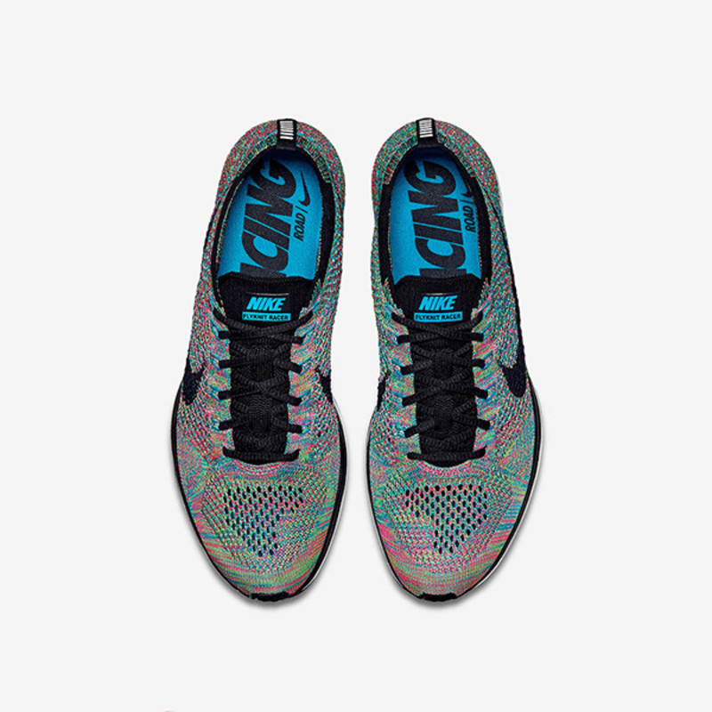 Nike flyknit racer hotsell multicolor 2.0 vs 3.0